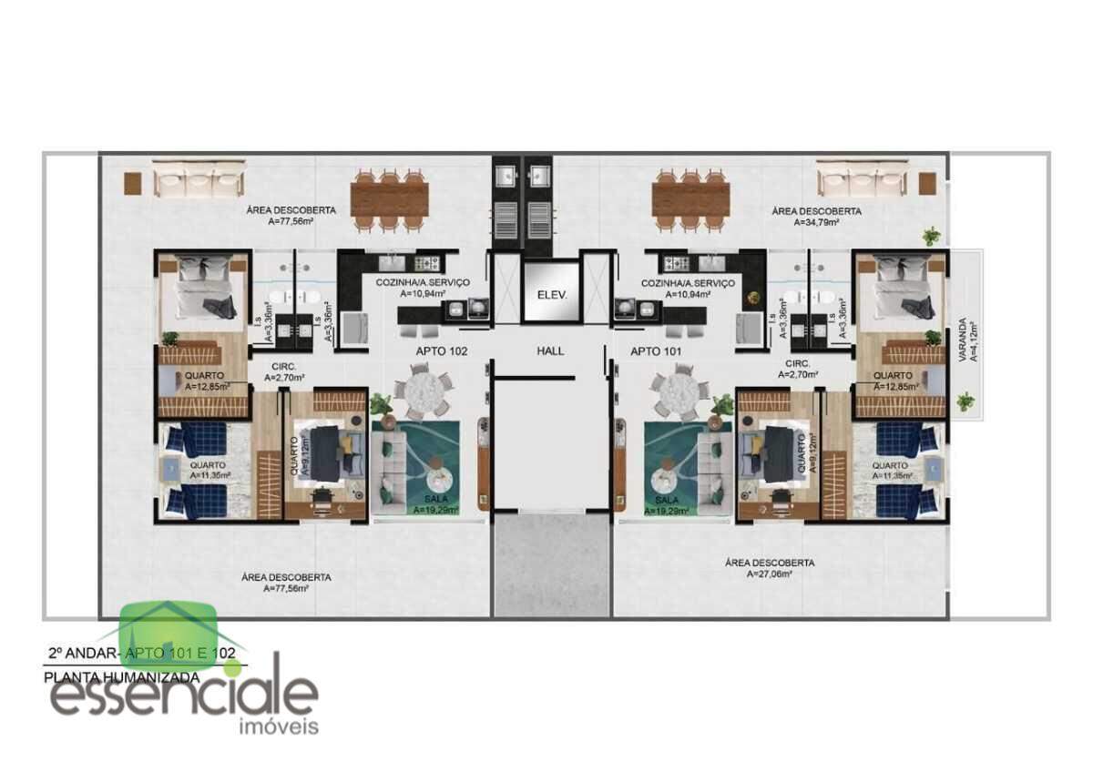 Apartamento, 3 quartos, 88 m² - Foto 10