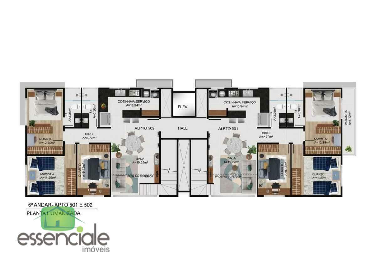 Apartamento, 3 quartos, 88 m² - Foto 12