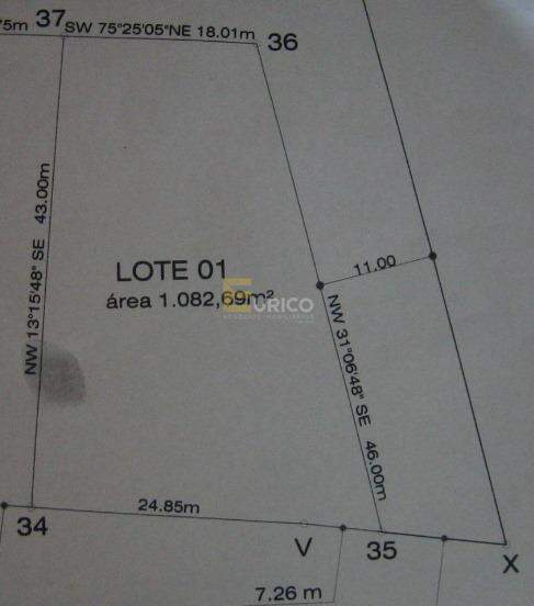 Terreno à venda no Colina de San Diego em Vinhedo/SP: 