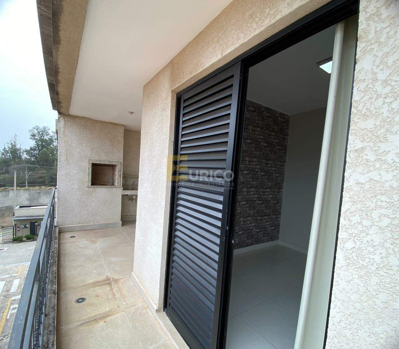 Apartamento para aluguel no Condomínio Mondo Itália em Vinhedo/SP: varanda 1º quarto