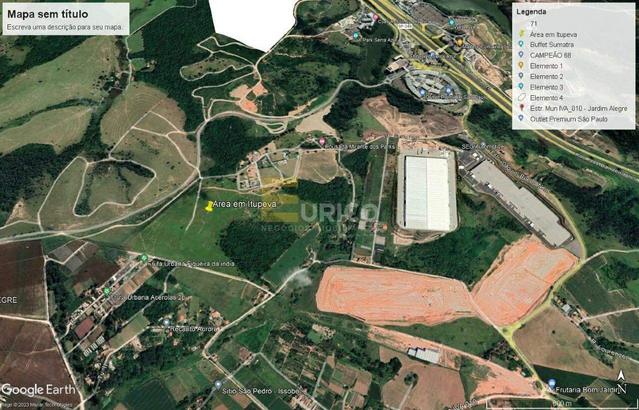 Área à venda no Bairro da Mina em Itupeva/SP: 