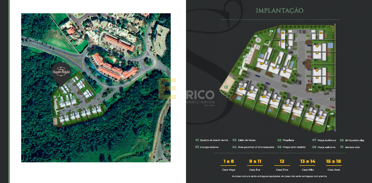 Casa em condomínio à venda no Condomínio Village Sainte Hélène em Campinas/SP: 