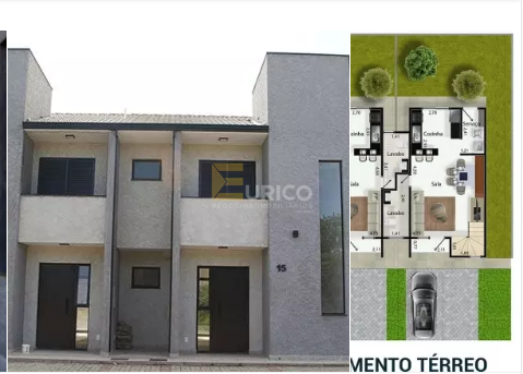 Casa em condomínio à venda no Condomínio Residencial Vila Ilha de Creta em Valinhos/SP: 