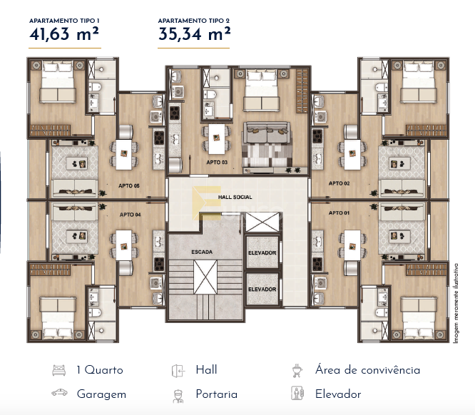 Apartamento à venda no Condomínio Edifício Campos Altos em Valinhos/SP: 