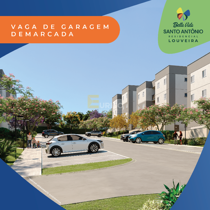 Apartamento à venda no Condomínio Bella Vida em Louveira/SP: 