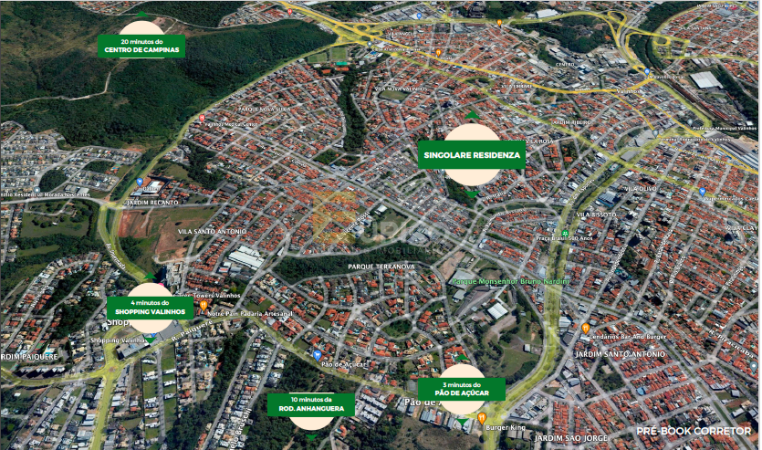 Apartamento à venda no Condomínio Singolare Residenza em Valinhos/SP: 