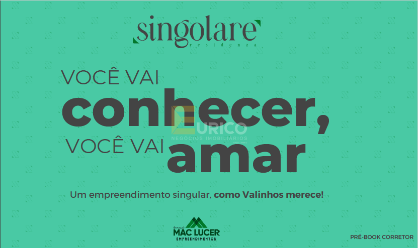 Apartamento à venda no Condomínio Singolare Residenza em Valinhos/SP: 