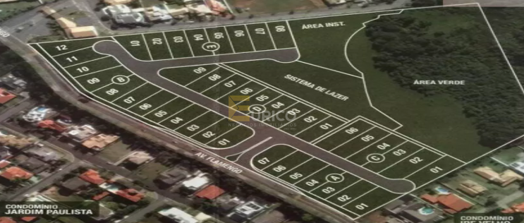 Terreno em Condomínio à venda no Condomínio Recanto das Palmas em Vinhedo/SP: 