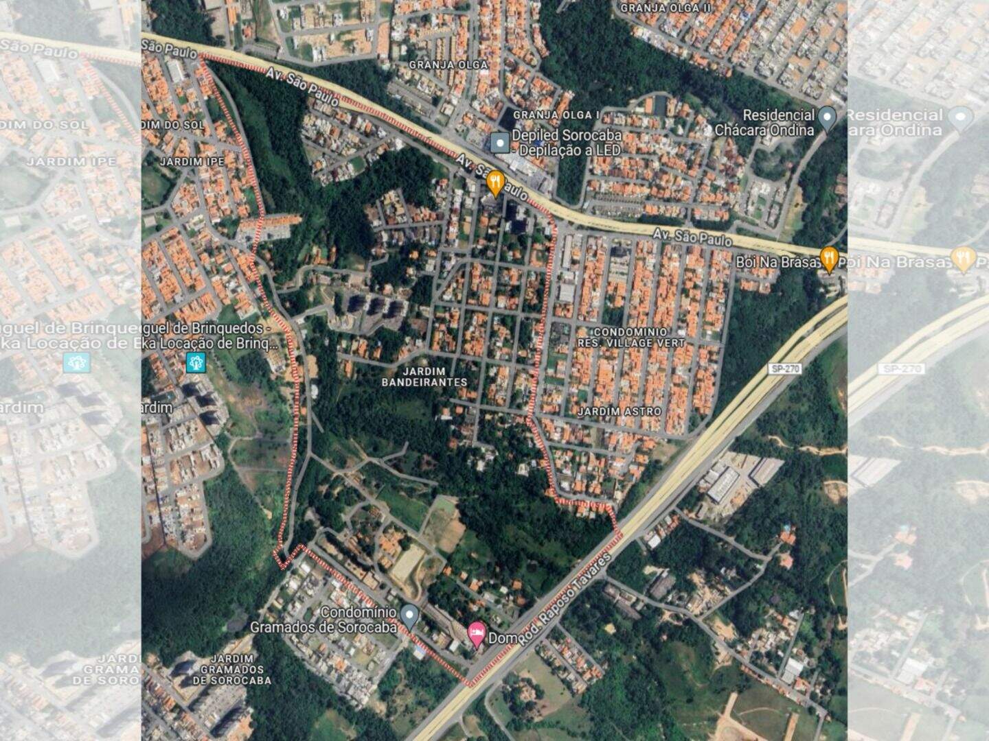 Terreno à venda no Jardim Bandeirantes em Sorocaba/SP: 