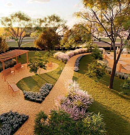 Terreno em Condomínio à venda no Condomínio Reserva dos Sabiás em Paulínia/SP: 