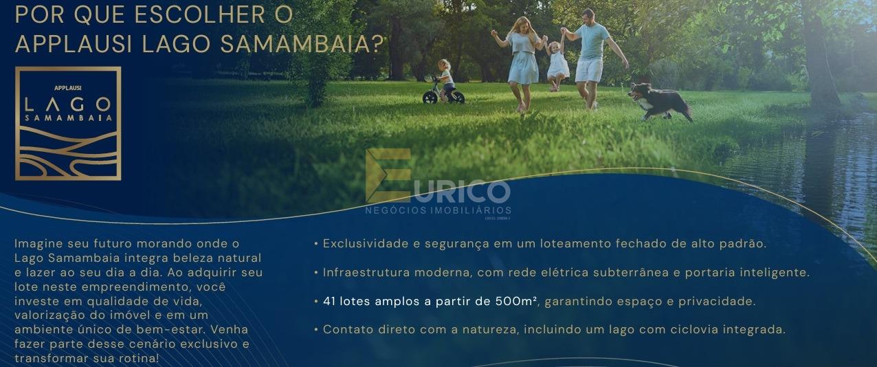 Terreno em Condomínio à venda no Applausi Lago Samambaia em Jundiaí/SP: 