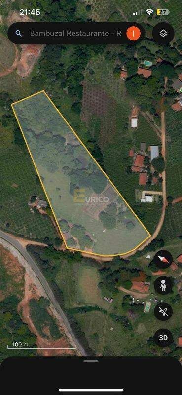 Terreno à venda no Macuco em Valinhos/SP: 