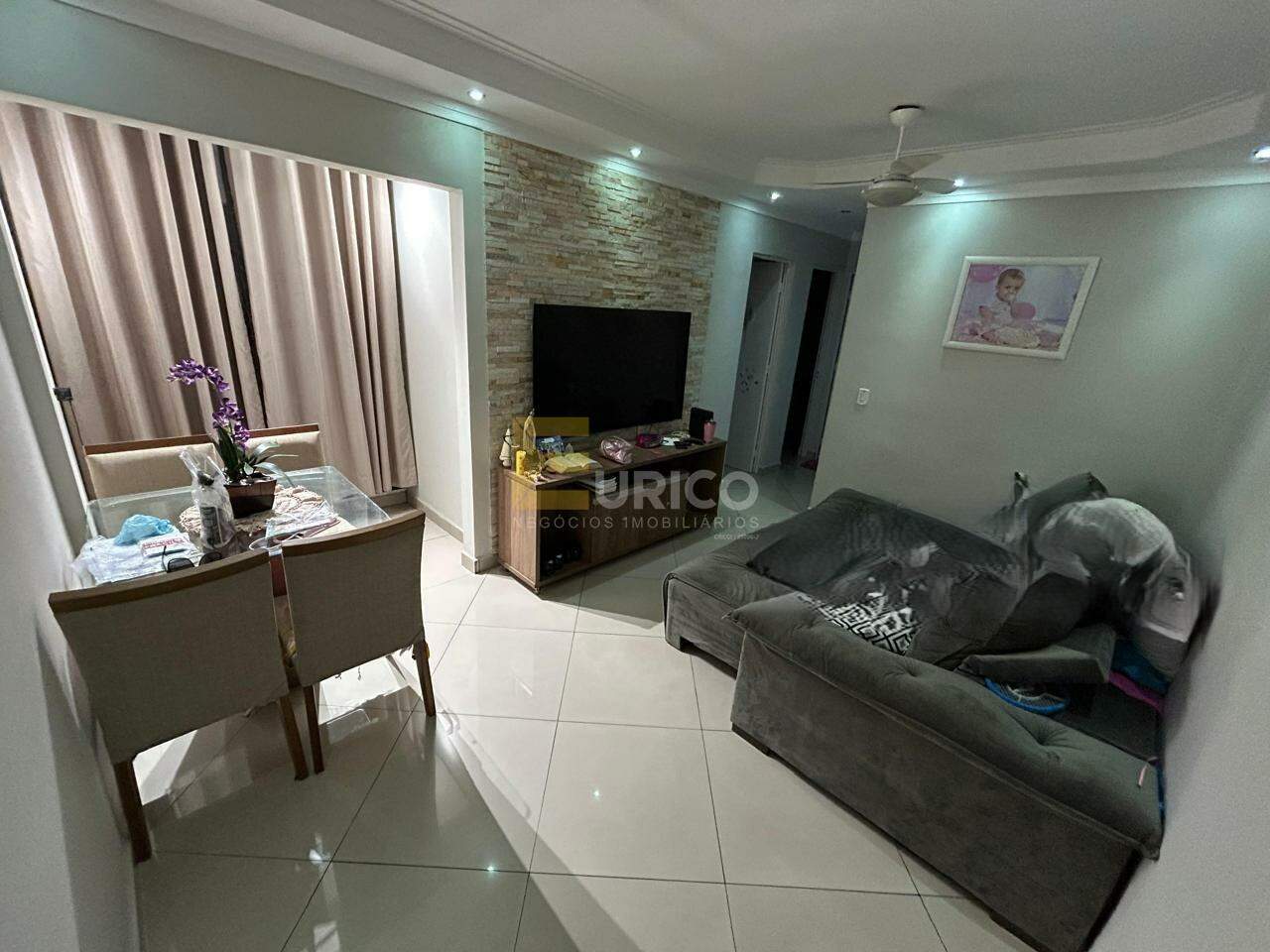 Apartamento à venda no JARDIM IPAUSSURAMA em Campinas/SP: 