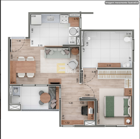 Apartamento à venda no Condomínio HM Intense Valinhos em Valinhos/SP: 