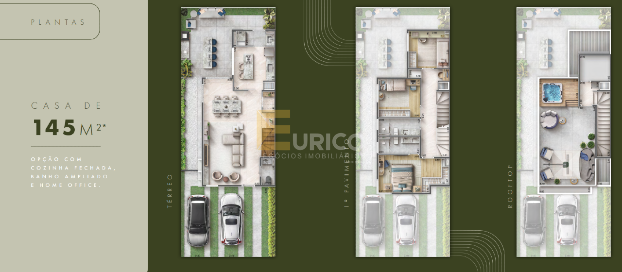 Casa em condomínio à venda no Condomínio Las Villas Barcelona em Jundiaí/SP: 