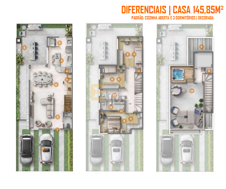 Casa em condomínio à venda no Las Villas Madri em Jundiaí/SP: 