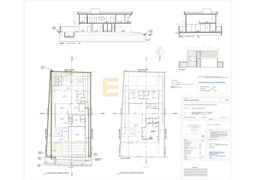 Terreno em Condomínio à venda no Condomínio Alphaville Jundiaí em Jundiaí/SP: 