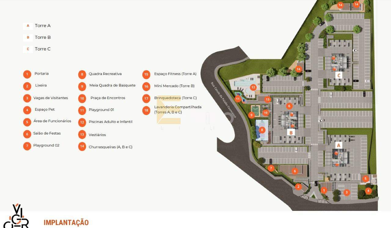 Apartamento à venda no Residencial Vigore em Jundiaí/SP: 