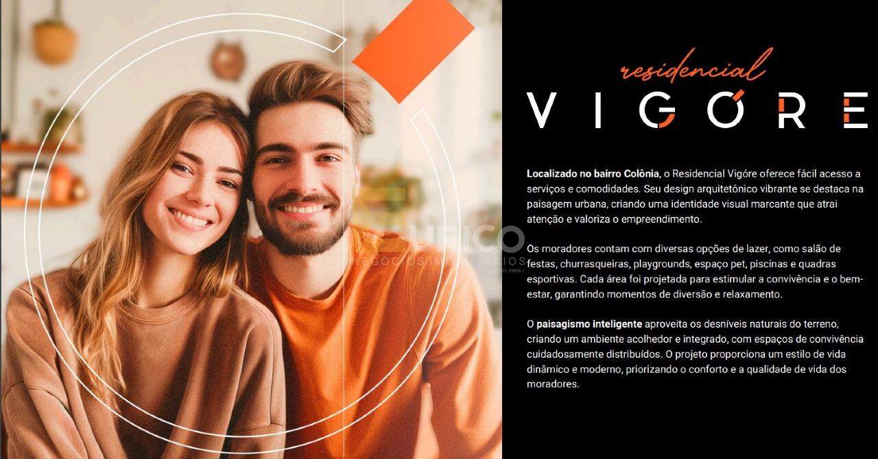 Apartamento à venda no Residencial Vigore em Jundiaí/SP: 