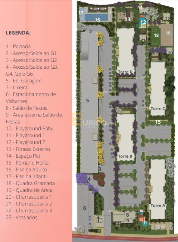 Apartamento à venda no Gioviale Residencial em Jundiaí/SP: 