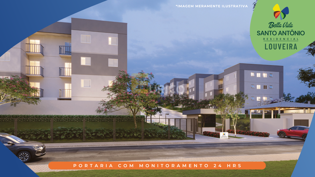 Apartamento à venda no Bairro Santo Antônio em Louveira/SP: 