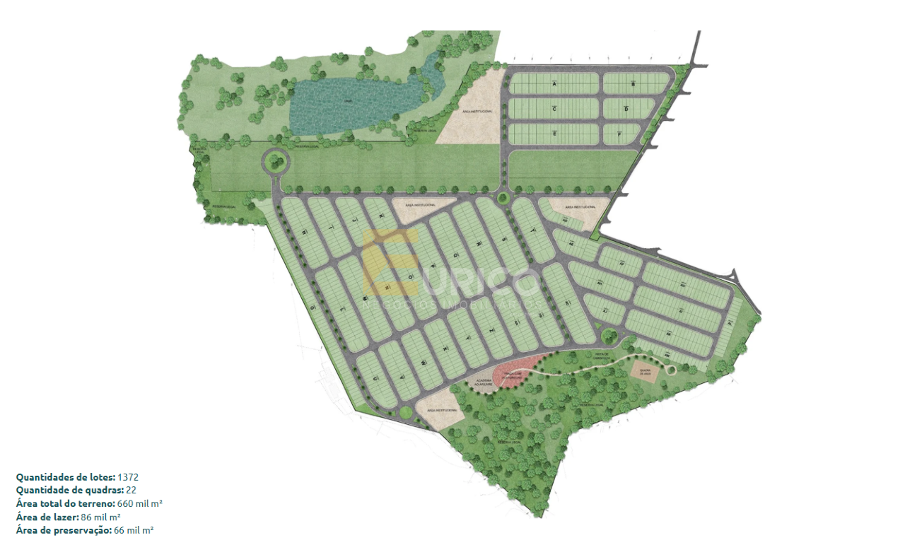 Terreno em Condomínio à venda no Residencial Alamedas São José em Cabreúva/SP: 