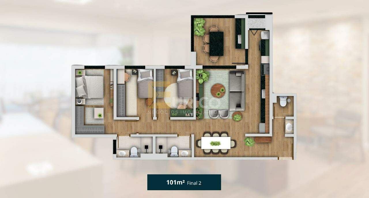 Apartamento à venda no Resort Prime Santa Angela em Jundiaí/SP: 