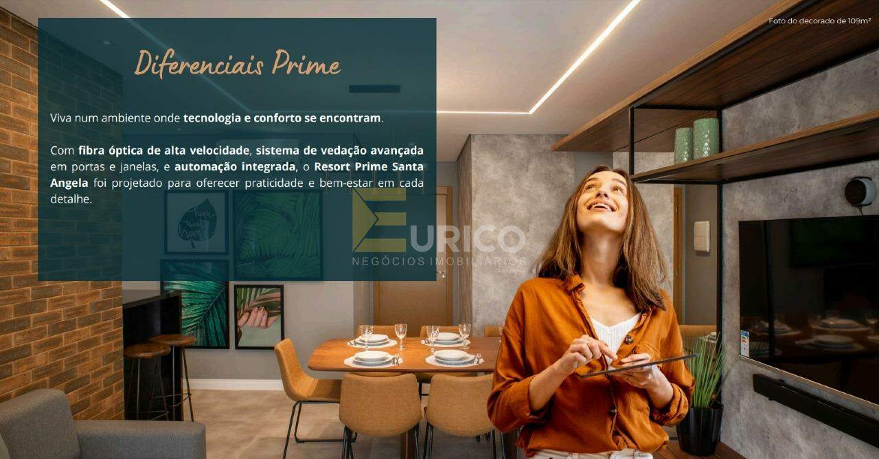 Apartamento à venda no Resort Prime Santa Angela em Jundiaí/SP: 