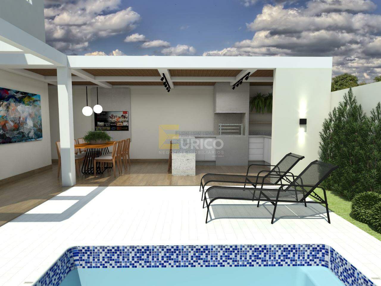 Casa em condomínio à venda no Condomínio Vila Quinta dos Manacas em Vinhedo/SP: Projeto Externo