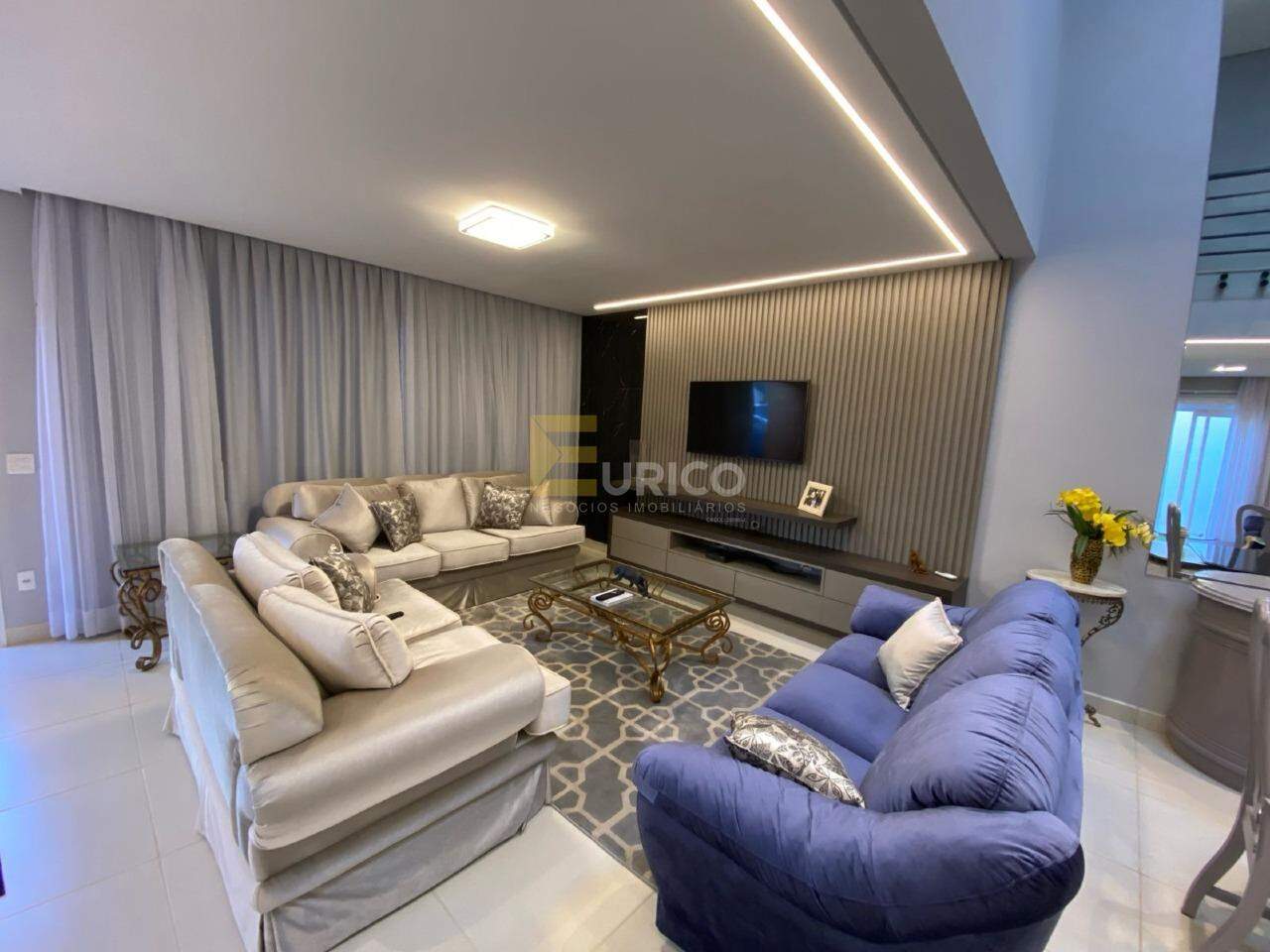 Casa em condomínio à venda no Condomínio Piemonte Residenziale em Vinhedo/SP: sala de tv