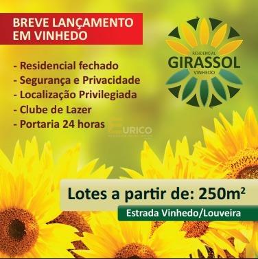 Terreno em Condomínio à venda no Pinheirinho em Vinhedo/SP: 