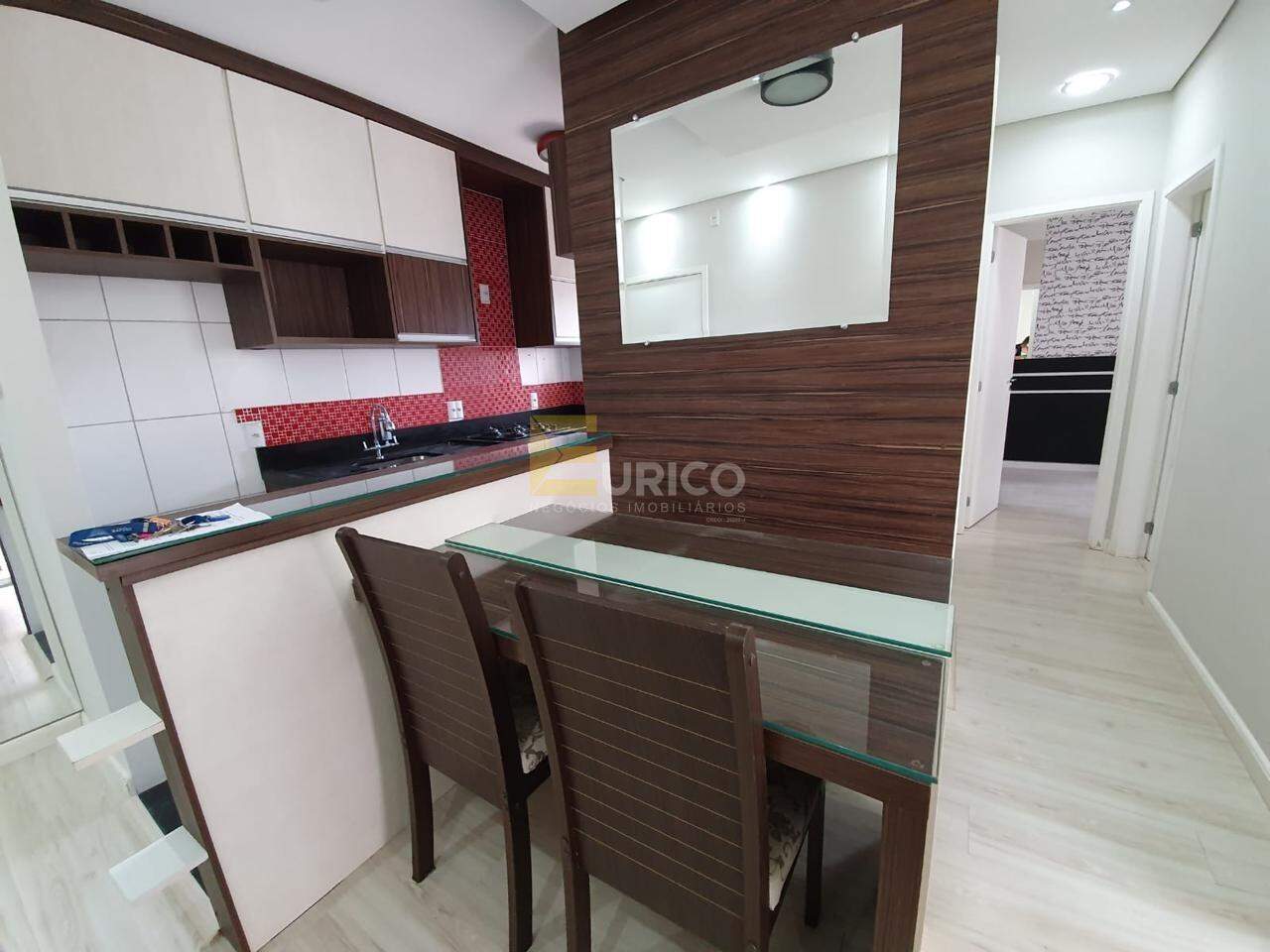 Apartamento para aluguel no Condomínio Mais Campos Salles em Valinhos/SP: 