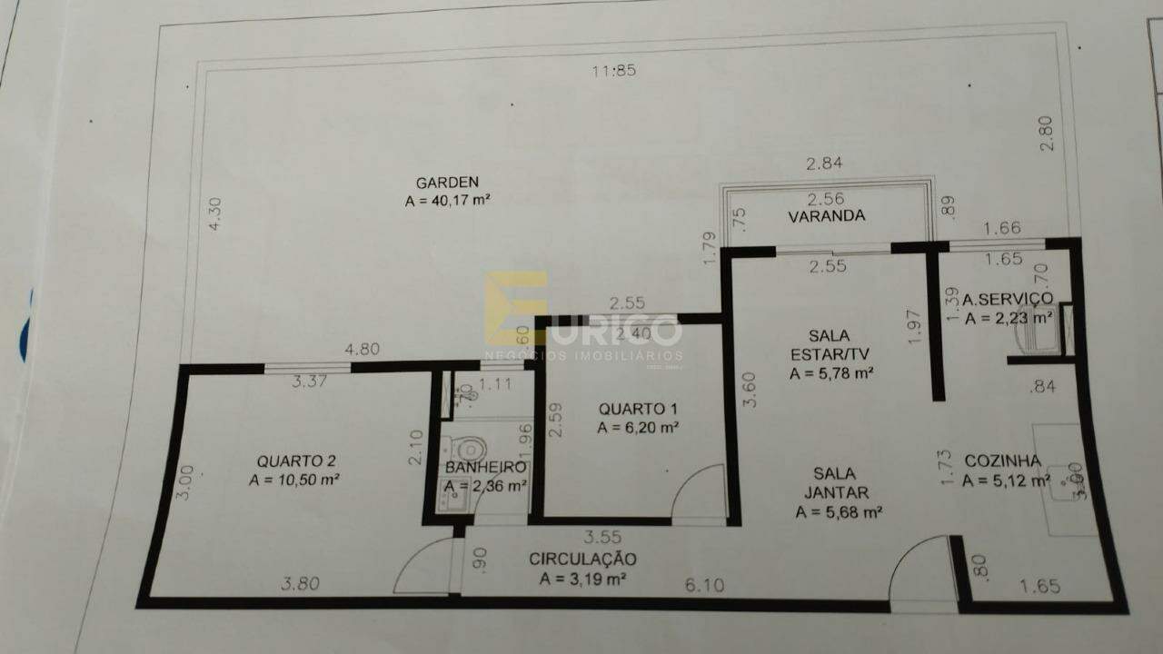 Apartamento para aluguel no Condomínio Residencial Bello Cielo II em Vinhedo/SP: 