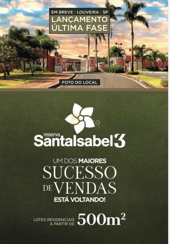 Terreno em Condomínio à venda no Santa Isabel em Louveira/SP: 