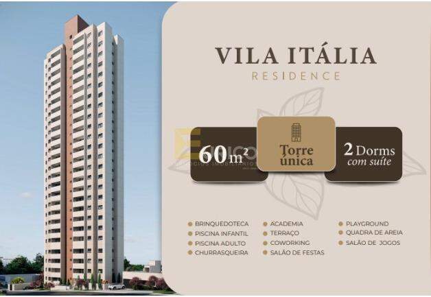 Apartamento à venda no Condomínio Vila Itália Residence em Valinhos/SP: 