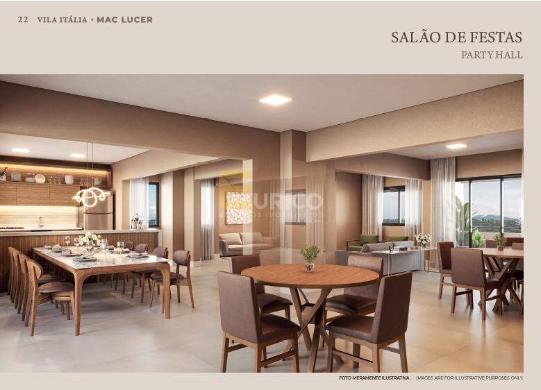 Apartamento à venda no Condomínio Vila Itália Residence em Valinhos/SP: 