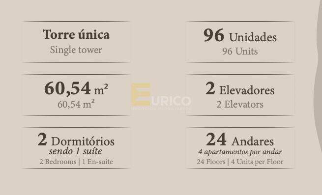 Apartamento à venda no Condomínio Vila Itália Residence em Valinhos/SP: 
