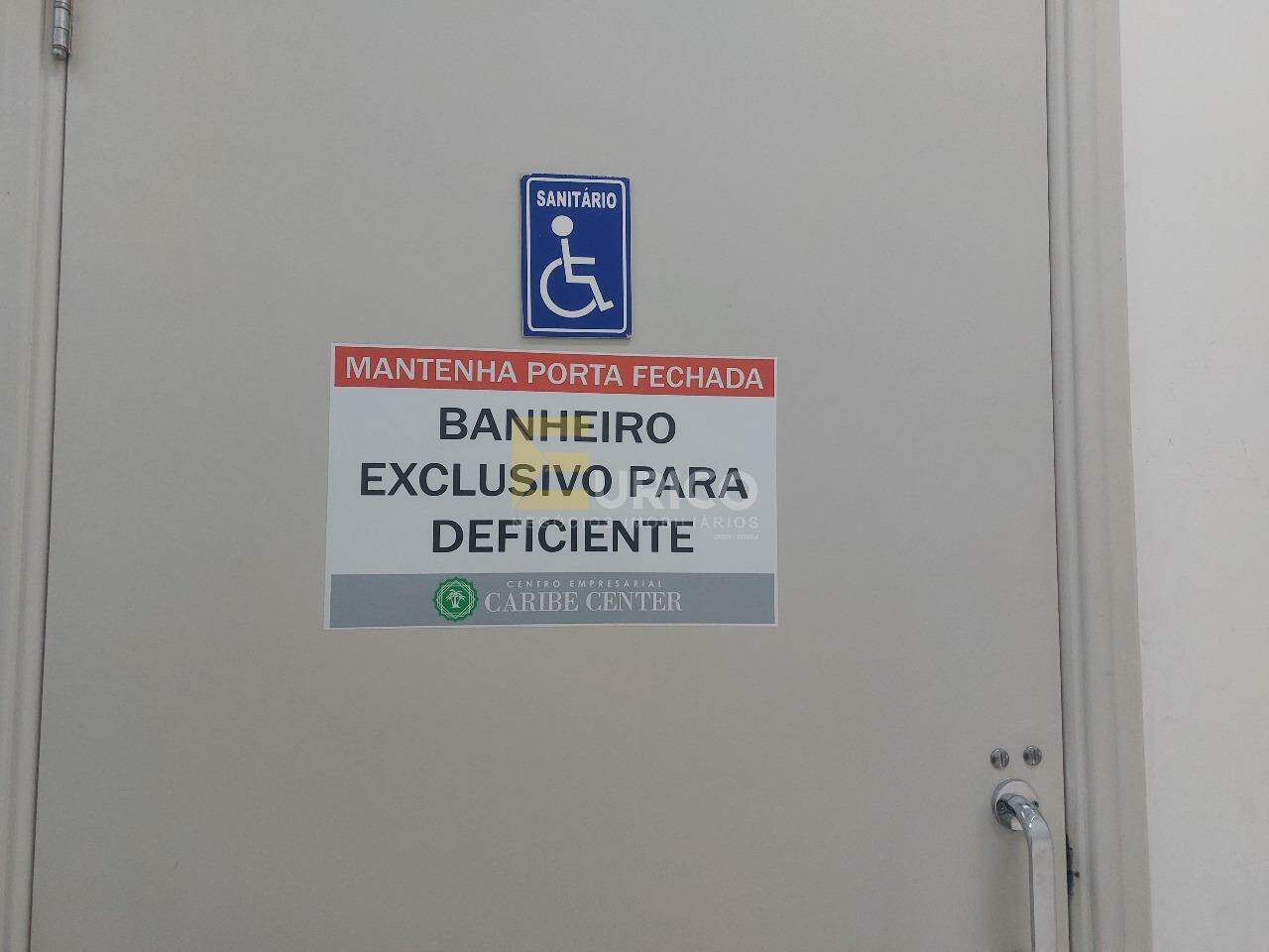 Sala para aluguel no Centro Comercial Caribe Center em Valinhos/SP:
