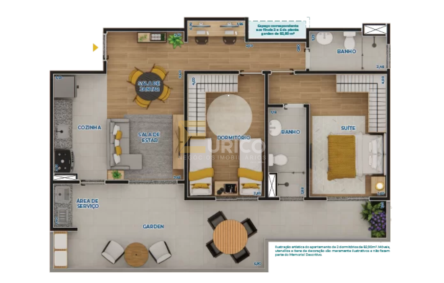 Apartamento à venda no Condomínio Residencial Vila Triunfo em Itupeva/SP: 