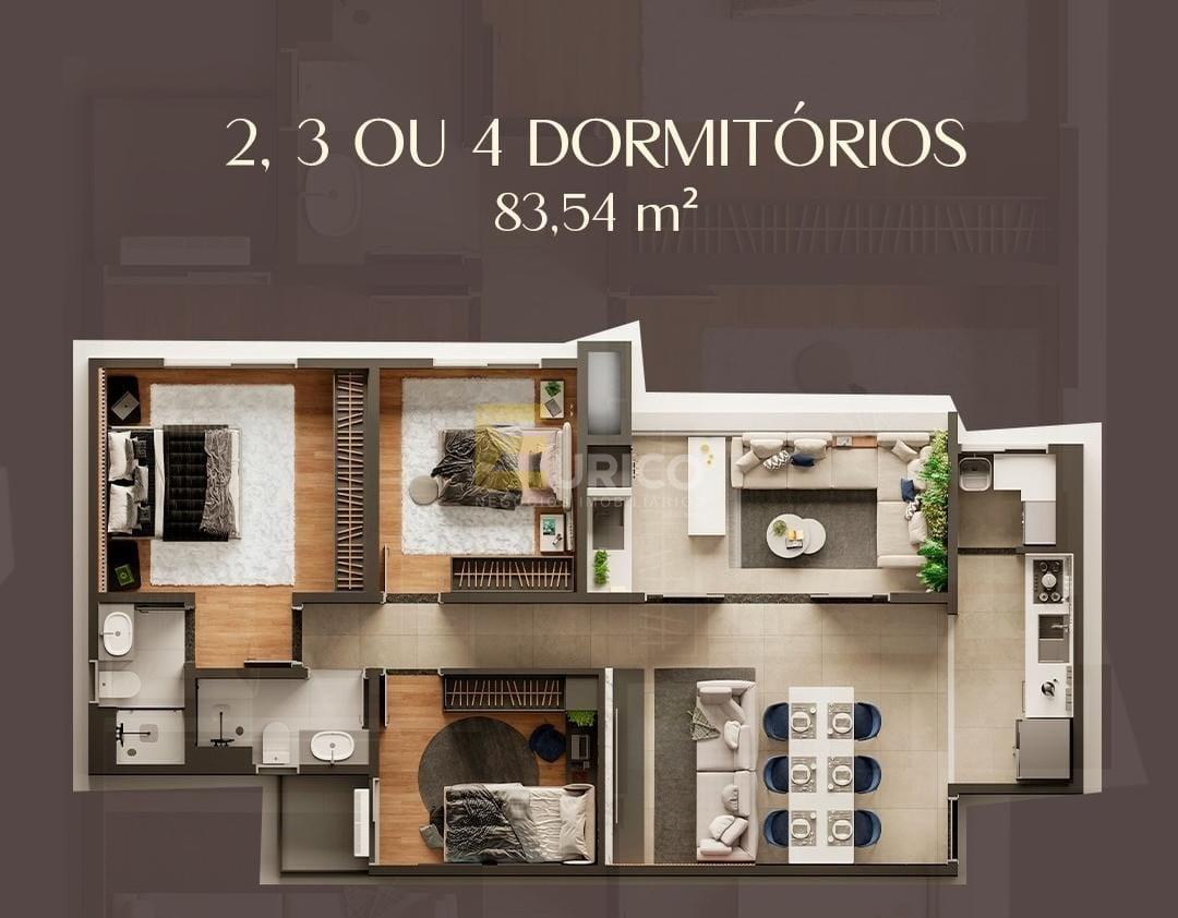Apartamento à venda no Condomínio Milão Residencial em Valinhos/SP: