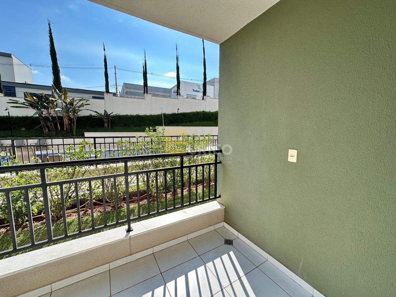 Apartamento para aluguel no Condomínio Residencial Vila Canela em Vinhedo/SP: Varanda 
