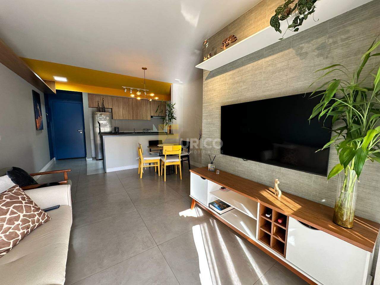 Apartamento para aluguel no Condomínio Residencial Vila Canela em Vinhedo/SP: Sala de jantar - estar 