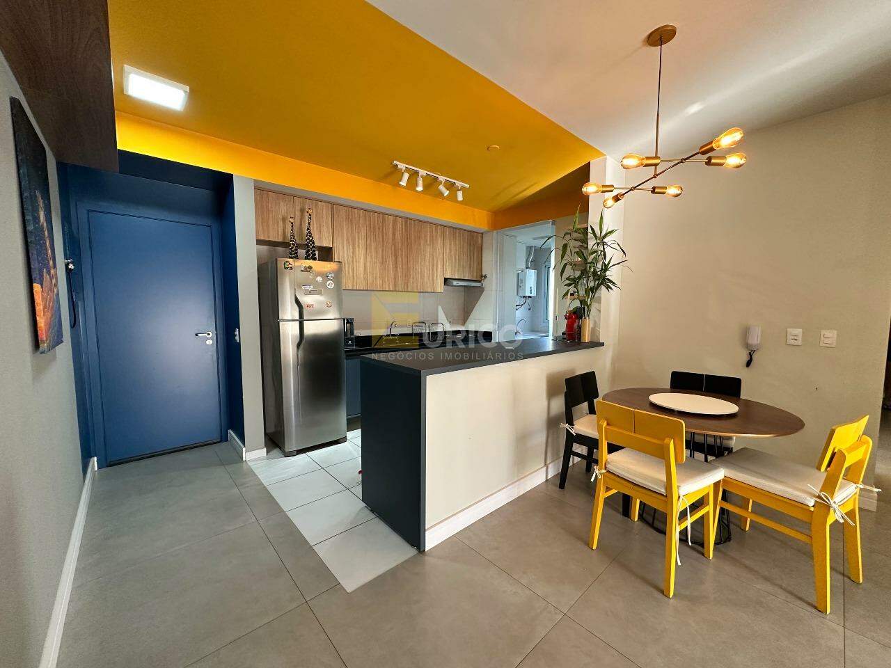 Apartamento para aluguel no Condomínio Residencial Vila Canela em Vinhedo/SP: Sala de jantar - estar 