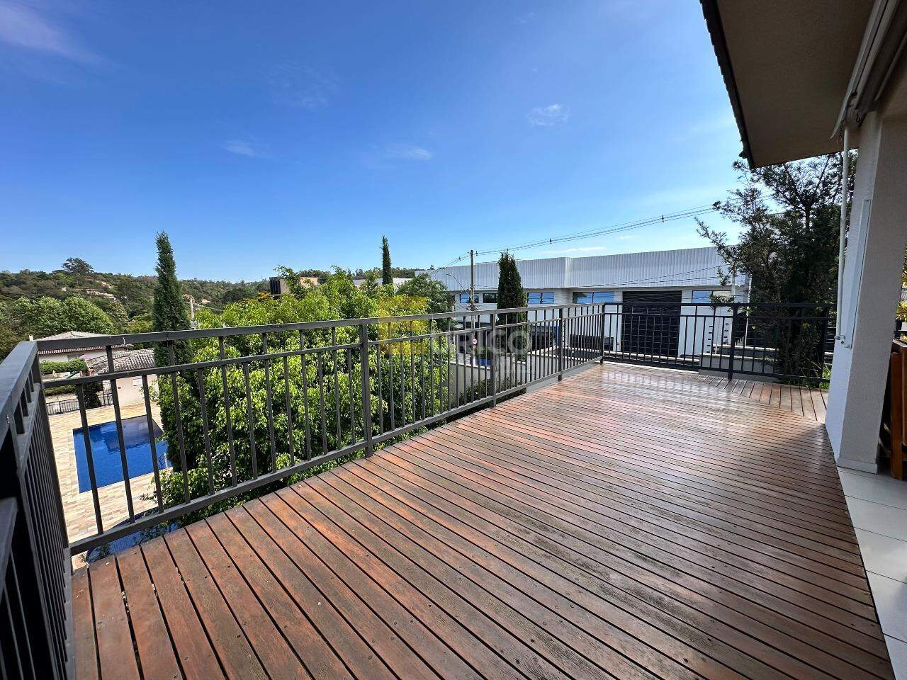 Apartamento para aluguel no Condomínio Residencial Vila Canela em Vinhedo/SP: Deck da churrasqueira 