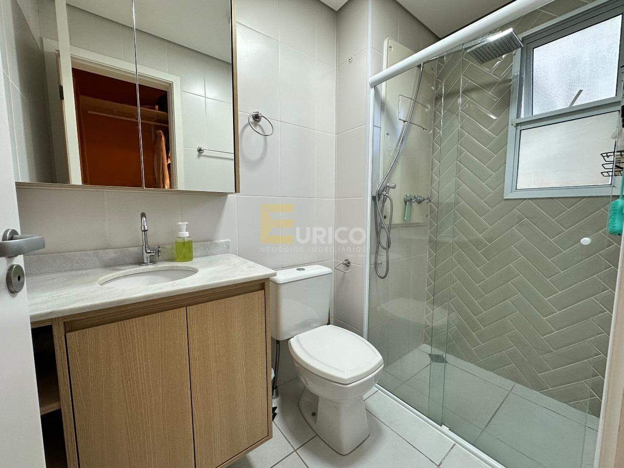 Apartamento para aluguel no Condomínio Residencial Vila Canela em Vinhedo/SP: Banheiro da Suíte 