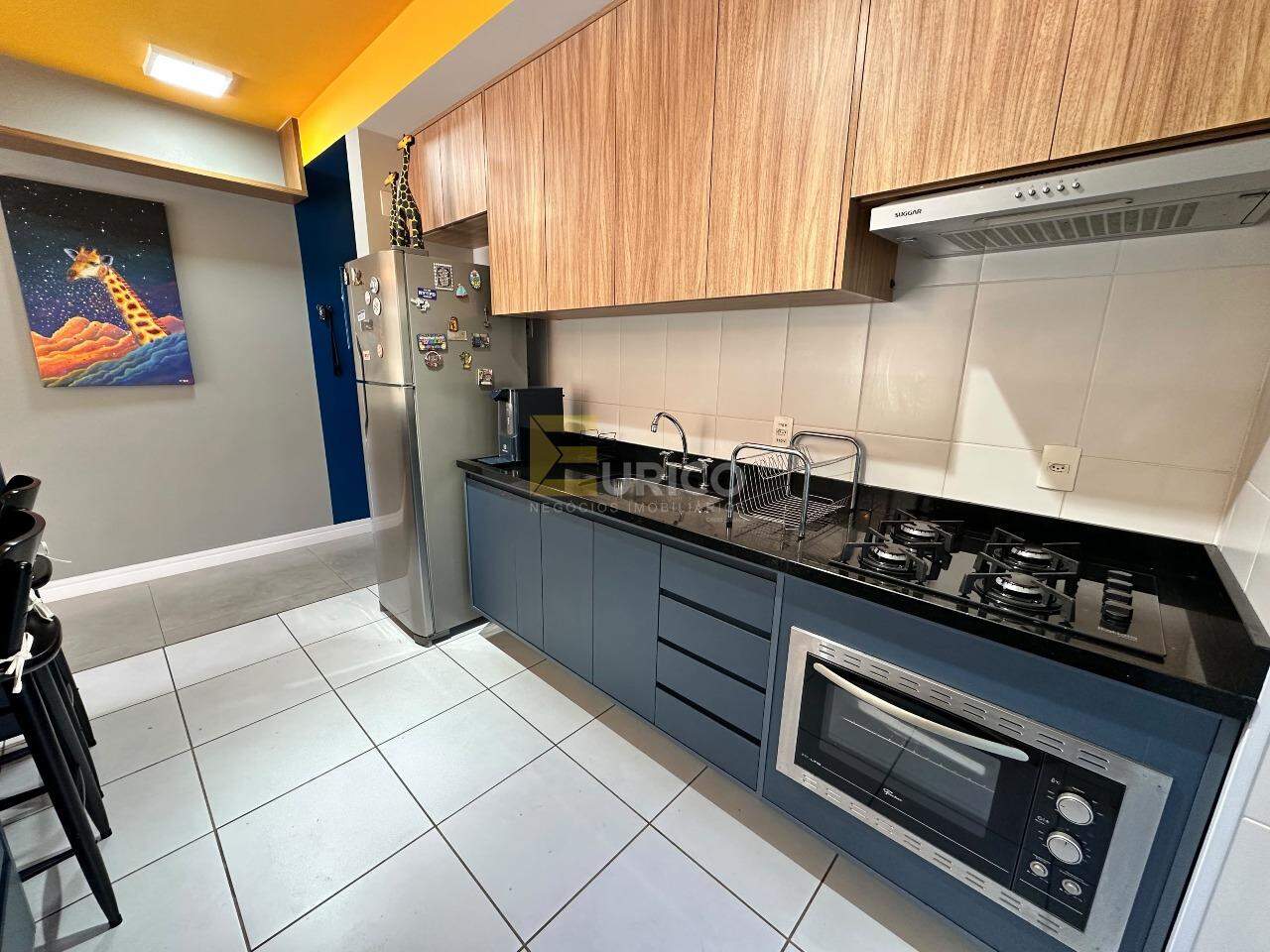 Apartamento para aluguel no Condomínio Residencial Vila Canela em Vinhedo/SP: Cozinha equipada 