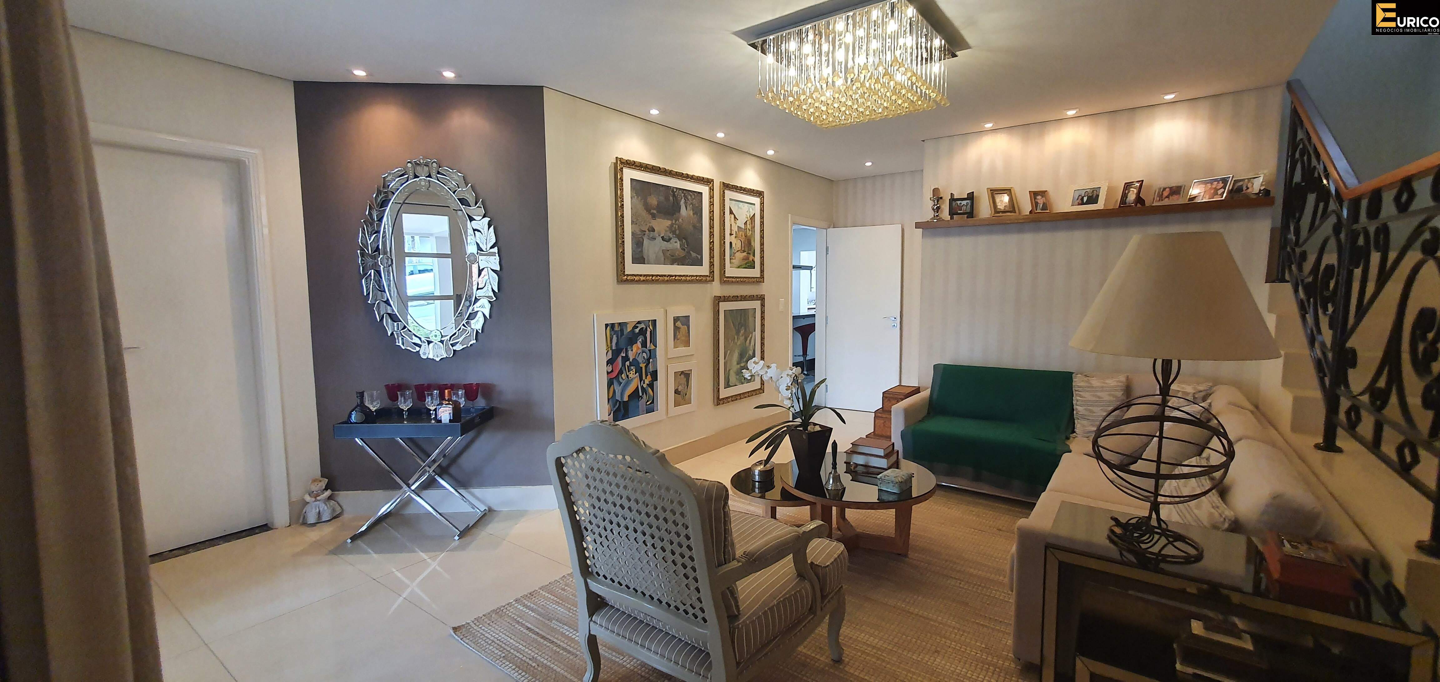 Casa à venda no Condomínio Jardim Paulista I em Vinhedo/SP: Sala de estar