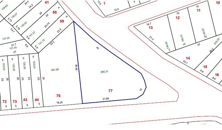 Terreno à venda no Vila Palmares: 