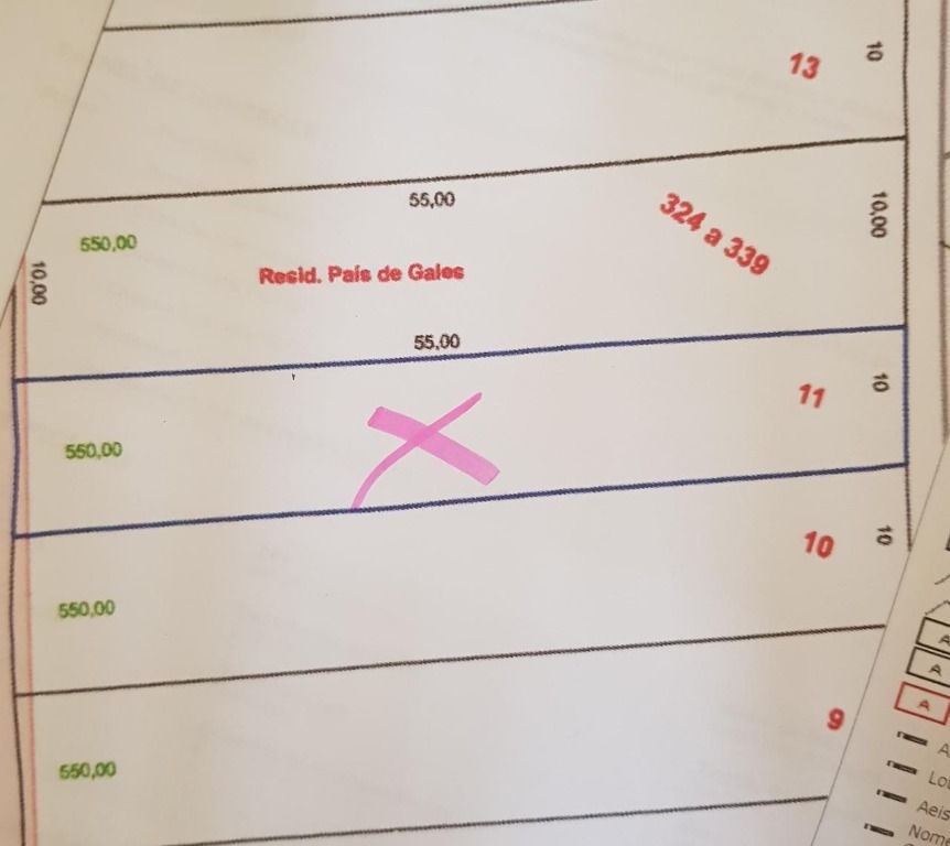 Terreno à venda no Vila Príncipe de Gales: 