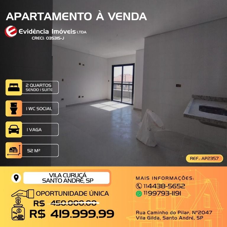Apartamento à venda no Vila Curuçá: 